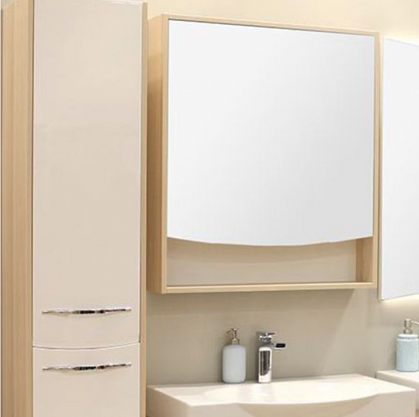 Зеркало-шкаф Акватон Инфинити 76x85 1A192102IFSC0 с подсветкой