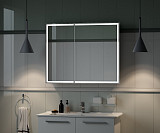 Зеркало-шкаф Континент "Allure Led" 1000х800 с датчиком движения, розеткой