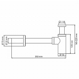 Сифон для раковины Wasserkraft A093