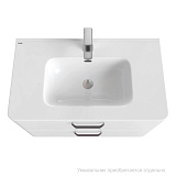 Тумба подвесная, белая, 80 см, Brick,  IDDIS, BRI80W0i95. Подходит умывальник: 0108000i28
