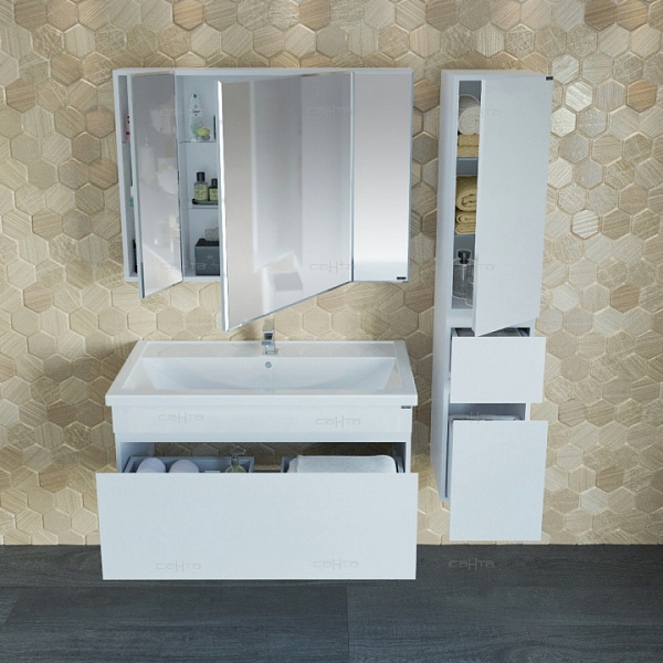 Шкаф-пенал подвесной Марс 30 Санта 700246