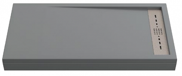 Душевой поддон Creto Scala 120x70, серый