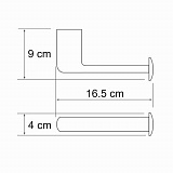 Держатель туалетной бумаги Wasserkraft Berkel K-6896