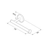 A85A34100 X-Joy, Держатель для туалетной бумаги