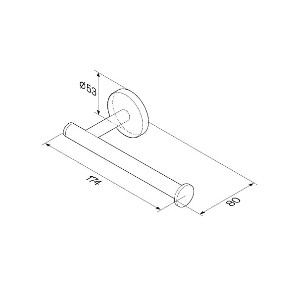 A85A34100 X-Joy, Держатель для туалетной бумаги