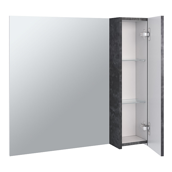 Зеркало со шкафчиком Стоун 80 Правый