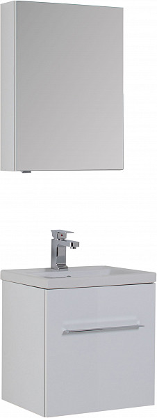 Зеркало-шкаф Aquanet Порто 50 белый 00195726