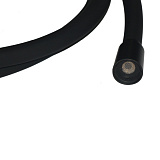 Шланг для душа, черный матовый, силиконовый, 1,2м, Optima Home, IDDIS, OPH12BLi19