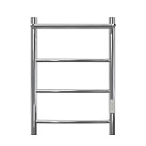 Полотенцесушитель электрический Point Афина PN04846P П3 400x600 с полкой, диммер справа, хром