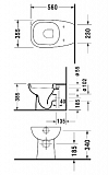 Унитаз Duravit D-Code 21150900002 приставной