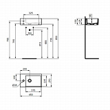 Раковина Ideal Standard Strada 45 см K081701