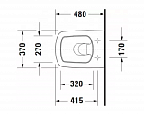 Унитаз Duravit DuraStyle 2539090000 подвесной