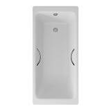 Ванна чугунная Delice Parallel 1700х800, с ручками