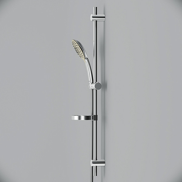 F0170A000 Spirit V2.0, душ.комплект: ручн.душ d 120 мм 3 ф-ции, штанга 900, шланг 1 750 мм, хром, шт