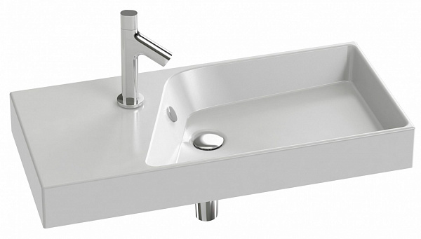 Подвесная раковина-столешница Jacob Delafon Rythmik 80х37 см EXP112-Z-00