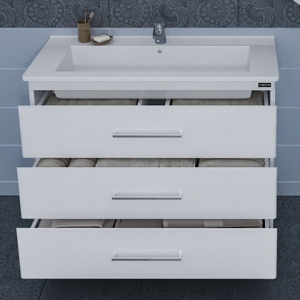 Тумба под раковину Вегас 105 напольная Санта 226013л