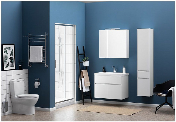 Шкаф-пенал для ванной Aquanet Латина 35 белый 00179606