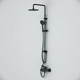 F42885A24  X-Joy набор 2в1: см-ль д/душа, верхний душ d 220 мм, ручн.душ 110 мм, 1 ф-ция, душевая шт