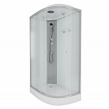 Душ.каб. NG-4312-14L (1200х800х2150) низкий поддон(13см) стекло МАТОВОЕ 3 места