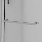 DX35WBS-D7W1-150MT Душ.шторка на борт ванны 150х80,профиль анод,стекло прозрачное,полотенцедержатель