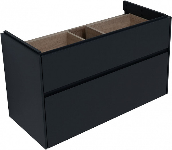 Тумба под раковину Aquanet Бруклин 100 антрацит матовый 00310139