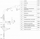 Смеситель для кухни с выдвижной лейкой Wasserkraft Wern 4266