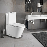 Унитаз напольный Grossman GR-4450MS безободковый с тонкой крышкой