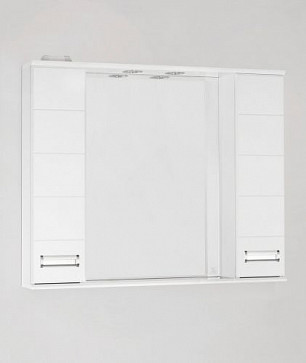Зеркальный шкаф Style Line Ирис 100х83/С