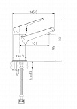 Смеситель FLAVIS для раковины Cersanit 63034