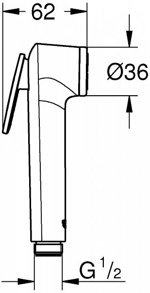 Гигиенический душ Grohe Tempesta-F 28020L01