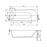 Акриловая ванна Cersanit Flavia 170x70 P-WP-FLAVIA*170NL