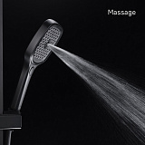 Лейка для душа, черная, Slide, IDDIS, SLI3F0Bi18