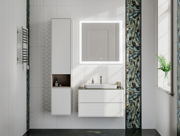 Пенал Kerama Marazzi  Plaza 170 см PL.M.170\WHT