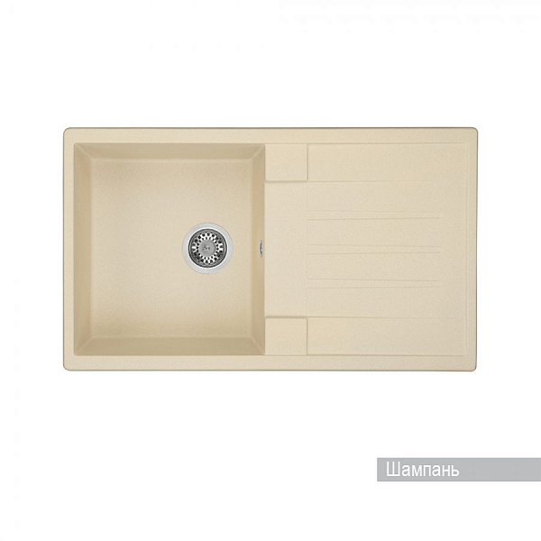 Мойка для кухни Aquaton Верона прямоугольная с крылом шампань 1A710032VR290
