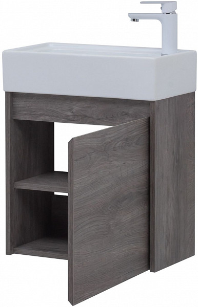 Тумба под раковину Aquanet Nova Lite 50 дуб рошелье (1 дверца) 00298854