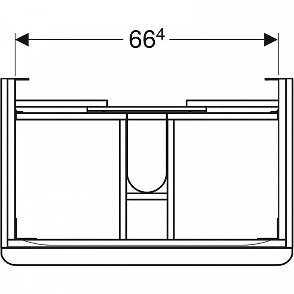 Комплект мебели "Идеальная тройка" Geberit Smyle 75 см 529.353.00.7