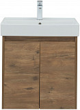 Тумба под раковину Aquanet Nova Lite 60 дуб рустикальный (2 дверцы) 00298849