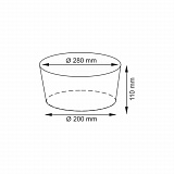 Плетеная корзина с крышкой Wasserkraft Donau WB-530-M