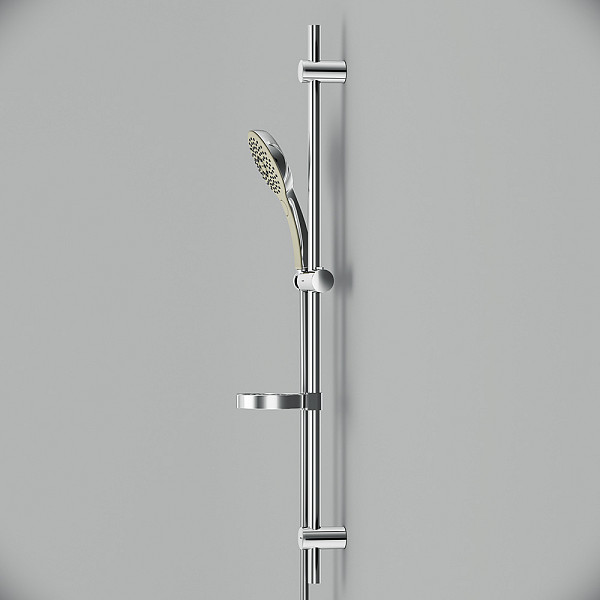 F0150A000 Inspire V2.0, душ.комплект: ручн.душ d 120 мм 3 ф-ции, штанга 900, шланг 1 750 мм, хром, ш