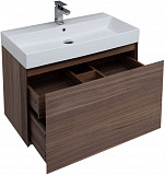 Тумба под раковину Aquanet Нью-Йорк 85 орех 00203947