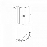 Душевое ограждение Ambassador Queen 11011101