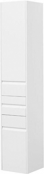 Шкаф-пенал для ванной Aquanet Палермо 35 L белый глянец 00237410