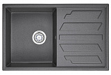 Мойка кухонная Granula прямоугольная кварц 8002, ГРАФИТ