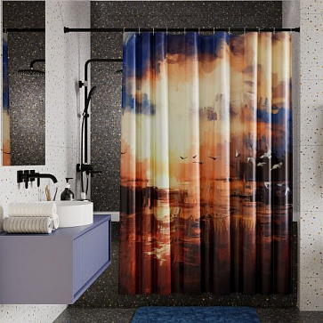 Шторка для ванны Wasserkraft Ammer SC-70103