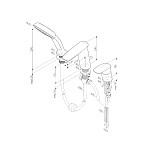 F50A01300 Inspire V2.0, смеситель на борт ванны, трёхсекционный, излив  мм, хром, шт