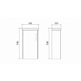 Тумба подвесная Klaufs tpKLA.40.1D-616.216 40 см