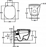 Унитаз подвесной Ideal Standard Connect E781901