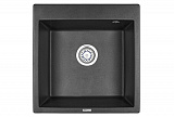 Мойка кухонная Granula квадратная кварц 5102, ЧЁРНЫЙ