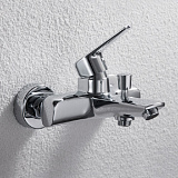 Смеситель для ванны c коротким изливом Bravat Real F6121179CP-01