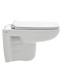 AQM2007 Унитаз подвесной AQUAme с сиденьем SoftClose, технология смыва Rimless. 550х350х375